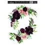 WFFTC007 Watercolor Flower Fabric Transfer 25x35cm