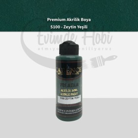 Premium Akrilik Boya 5100 Zeytin Yeşili 120ML