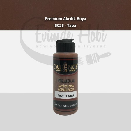 Premium Akrilik Boya 6025 Taba 120ML