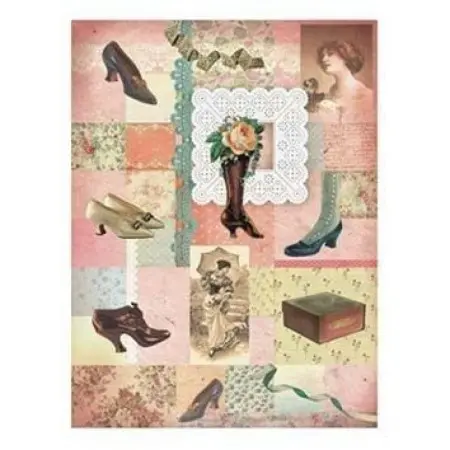 Model 002 Cadence Rice Decoupage Paper 30x42cm.