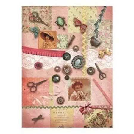 Model 004 Cadence Rice Decoupage Paper 30x42cm.