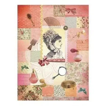 Model 005 Cadence Rice Decoupage Paper 30x42cm.