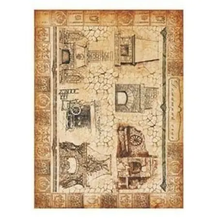 Model 018 Cadence Rice Decoupage Paper 30x42cm.