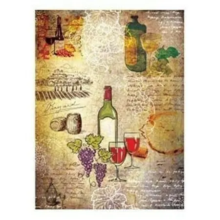 Model 032 Cadence Rice Decoupage Paper 30x42cm.