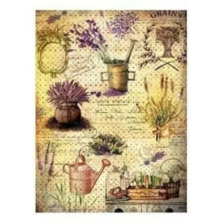 Model 033 Cadence Rice Decoupage Paper 30x42cm.