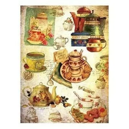 Model 039 Cadence Rice Decoupage Paper 30x42cm.