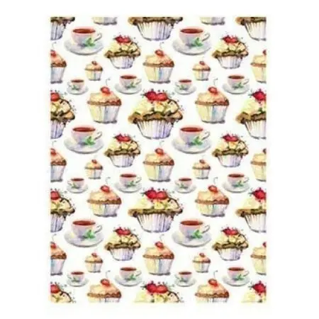 Model 075 Cadence Rice Decoupage Paper 30x42cm.