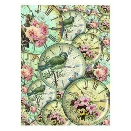 Model 149 Cadence Rice Decoupage Paper 30x42cm.