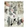 Model 154 Cadence Rice Decoupage Paper 30x42cm.