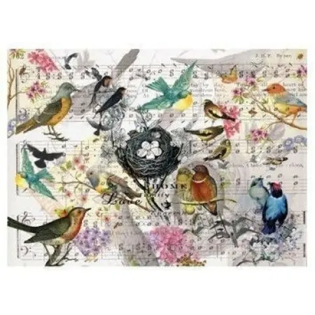 Model 136 Cadence Rice Decoupage Paper 30x42cm.