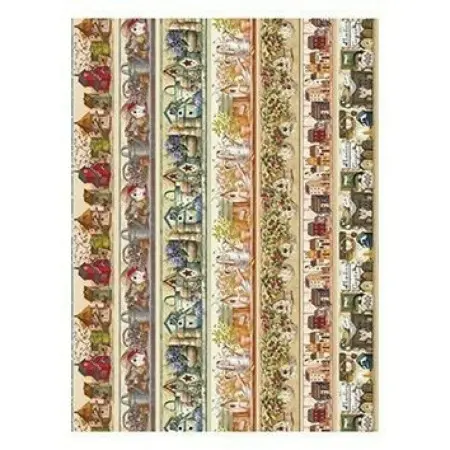Model 279 Cadence Rice Decoupage Paper 30x42cm.