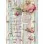 Model 335 Cadence Rice Decoupage Paper 30x42cm.