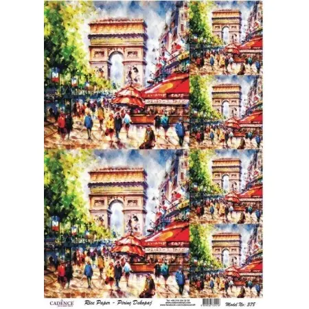 Model 378 Cadence Pirinç Dekopaj Kağıdı 30x42cm.