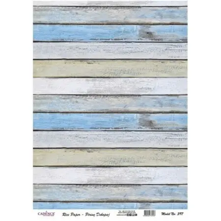 Model 397 Cadence Pirinç Dekopaj Kağıdı 30x42cm.