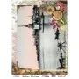 Model 408 Cadence Rice Decoupage Paper 30x42cm.