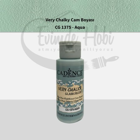 Cadence Very Chalky Cam Boyası CG1375 Aqua 59ML