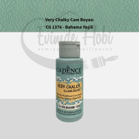 Cadence Very Chalky Cam Boyası CG1376 Bahama Yeşil 59ML