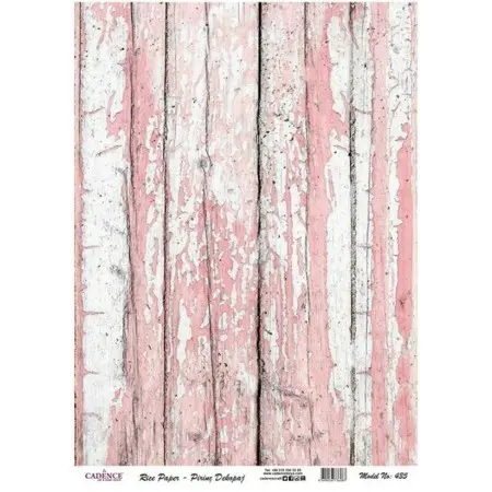Model 435 Cadence Rice Decoupage Paper 30x42cm.