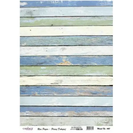 Model 440 Cadence Pirinç Dekopaj Kağıdı 30x42cm.