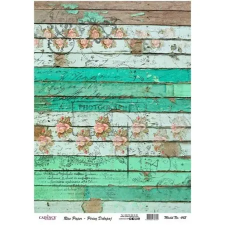 Model 443 Cadence Pirinç Dekopaj Kağıdı 30x42cm.