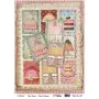 Model 458 Cadence Rice Decoupage Paper 30x42cm.