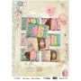 Model 459 Cadence Rice Decoupage Paper 30x42cm.