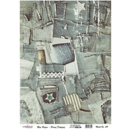 Model 481 Cadence Pirinç Dekopaj Kağıdı 30x42cm.