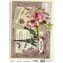 Model 516 Cadence Rice Decoupage Paper 30x42cm.