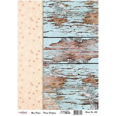 Model 520 Cadence Rice Decoupage Paper 30x42cm.