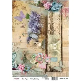 Model 527 Cadence Pirinç Dekopaj Kağıdı 30x42cm.