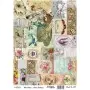 Model 528 Cadence Rice Decoupage Paper 30x42cm.
