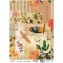 Model 540 Cadence Rice Decoupage Paper 30x42cm.