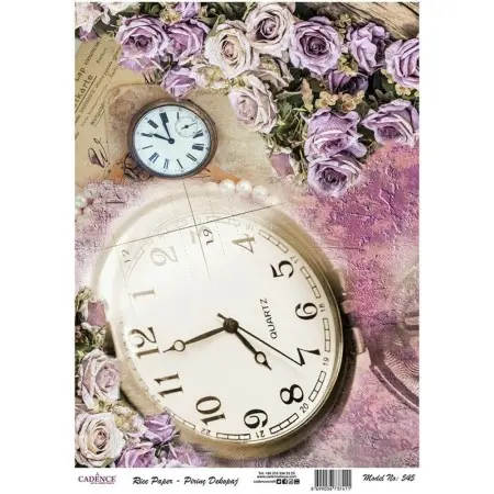 Model 545 Cadence Pirinç Dekopaj Kağıdı 30x42cm.