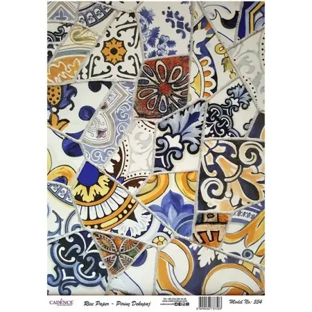 Model 554 Cadence Pirinç Dekopaj Kağıdı 30x42cm.