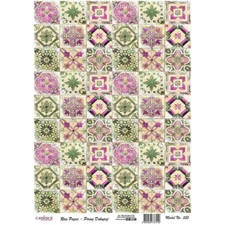Model 555 Cadence Pirinç Dekopaj Kağıdı 30x42cm.