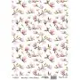 Model 560 Cadence Rice Decoupage Paper 30x42cm.