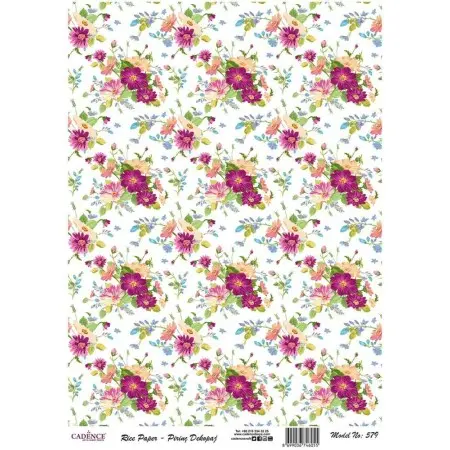 Model 569 Cadence Pirinç Dekopaj Kağıdı 30x42cm.