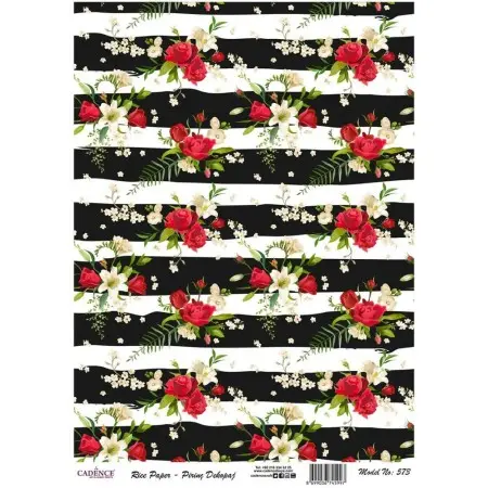 Model 573 Cadence Pirinç Dekopaj Kağıdı 30x42cm.