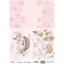 Model 585 Cadence Rice Decoupage Paper 30x42cm.