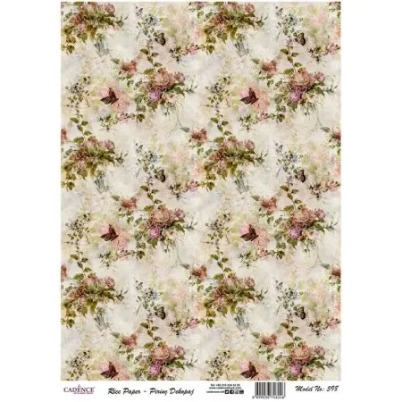 Model 598 Cadence Pirinç Dekopaj Kağıdı 30x42cm.