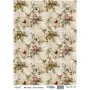 Model 598 Cadence Rice Decoupage Paper 30x42cm.