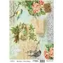 Model 634 Cadence Rice Decoupage Paper 30x42cm.