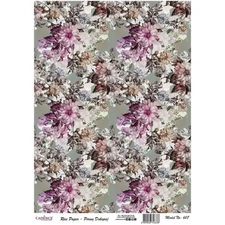 Model 607 Cadence Pirinç Dekopaj Kağıdı 30x42cm.