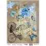 Model 638 Cadence Rice Decoupage Paper 30x42cm.
