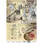 Model 645 Cadence Rice Decoupage Paper 30x42cm.