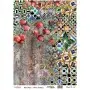Model 661 Cadence Rice Decoupage Paper 30x42cm.