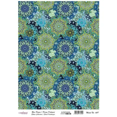 Model 669 Traditional Series Cadence Rice Decoupage Paper 30x42cm.