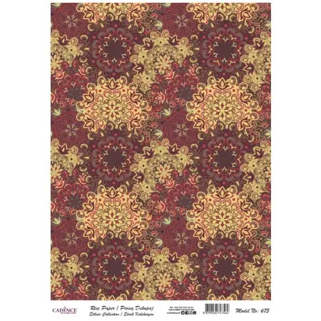 Model 675 Traditional Series Cadence Rice Decoupage Paper 30x42cm.