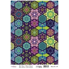 Model 681 Geleneksel Serisi Cadence Pirinç Dekopaj Kağıdı 30x42cm.