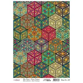 Model 682 Geleneksel Serisi Cadence Pirinç Dekopaj Kağıdı 30x42cm.
